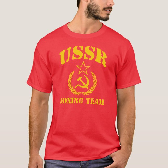 Camiseta Equipe do encaixotamento de URSS (Frente)