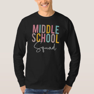 Camiseta Equipe do Ensino Médio Dia Colorido de Apreciação