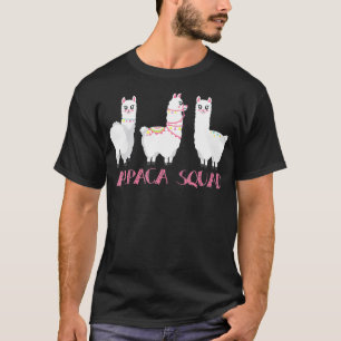 Camiseta Equipe do Esquadrão Alpaca Girl Lama Alpaca