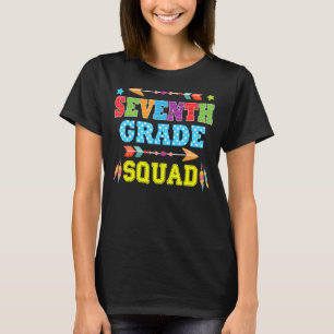 Camiseta Equipe do Esquadrão de 7 Grau Roda Sétima Gradação