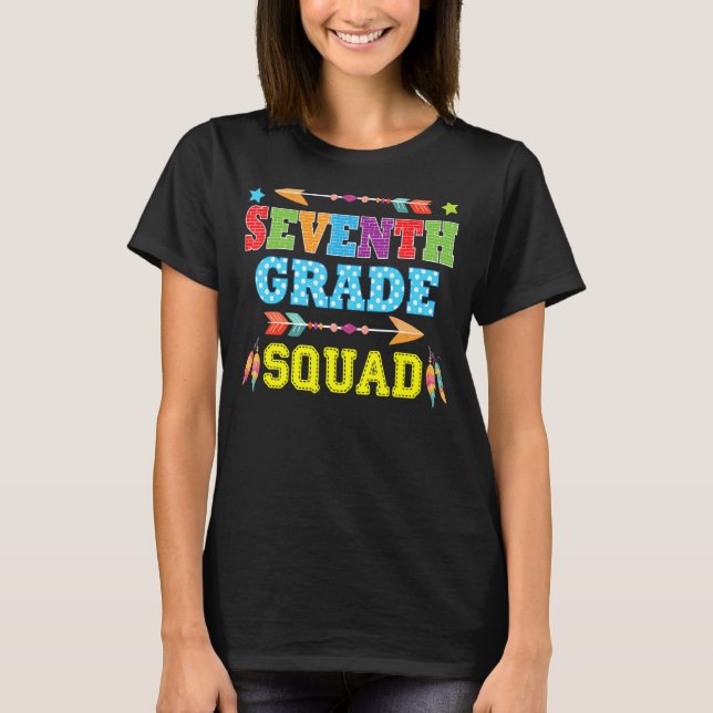 Camiseta Equipe do Esquadrão de 7 Grau Roda Sétima Gradação (Frente)