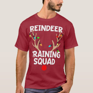 Camiseta Equipe do Esquadrão de Treinamento de Reindeer em