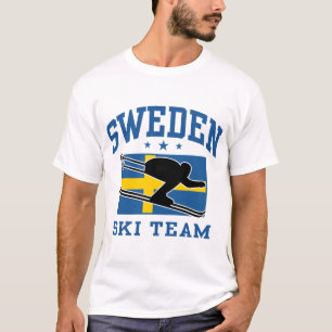 Camiseta Equipe do esqui da suecia