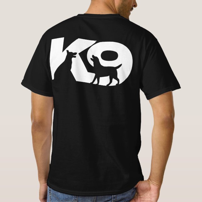 Camiseta Equipe do K9 - T-Shirt do manipulador do K9 (Verso)