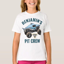Camiseta Equipe do Monster Jam Megalodon Pit Aniversário
