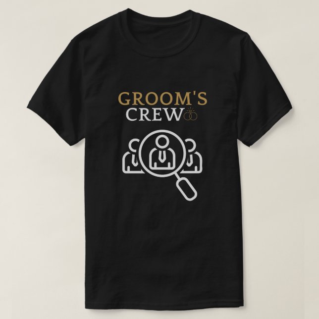 Camiseta Equipe do Noivo Despedida de Solteiro (Frente do Design)
