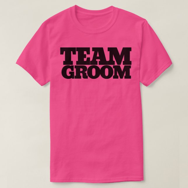 Camiseta Equipe do noivo festa de despedida 6 (Frente do Design)