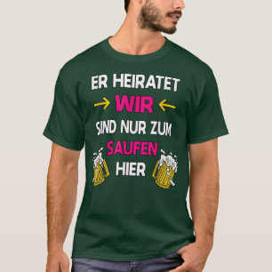 Camiseta Equipe do Noivo Homens JGA Festa de Despedida de S