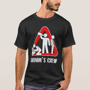 Camiseta Equipe do Noivo Noivo Acompanhantes Divertido Solt
