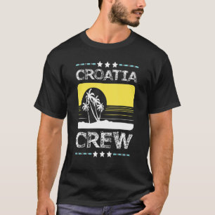 Camiseta Equipe do Partido das Férias da Croácia Crew Hrvat