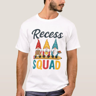 Camiseta Equipe do Recreio Professor Esquadrão Gnome Parqui