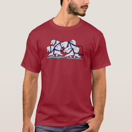 Camiseta Equipe do Samoyed de Huskytoons