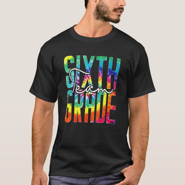 Camiseta Equipe do Sexto Grau de Alô - 6 de Volta À Escola (Frente)