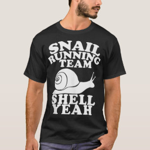 Camiseta Equipe do Snail Running Engraçado Equipe do Snail