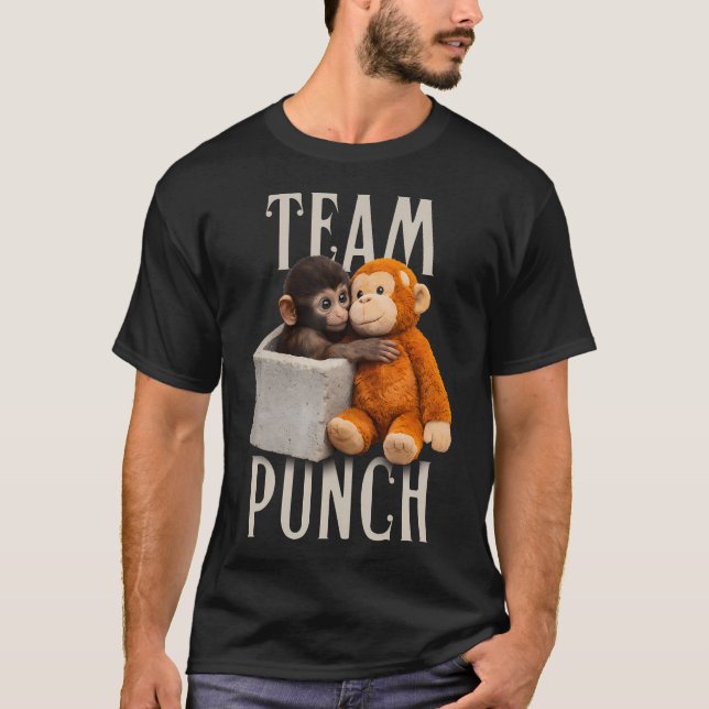 Camiseta Equipe do Soco de Macaco Bebê (Frente)