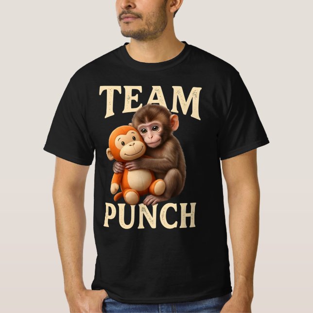 Camiseta Equipe do Soco do Macaco Bebê | Macaco Macaco Resg (Frente)