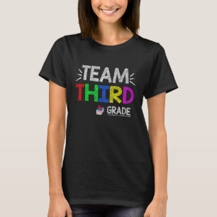 Camiseta Equipe do terceiro grau - 3º ano de volta à escola