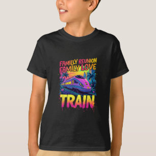 Camiseta Equipe do Trem do Amor Reunião de Família Encontro