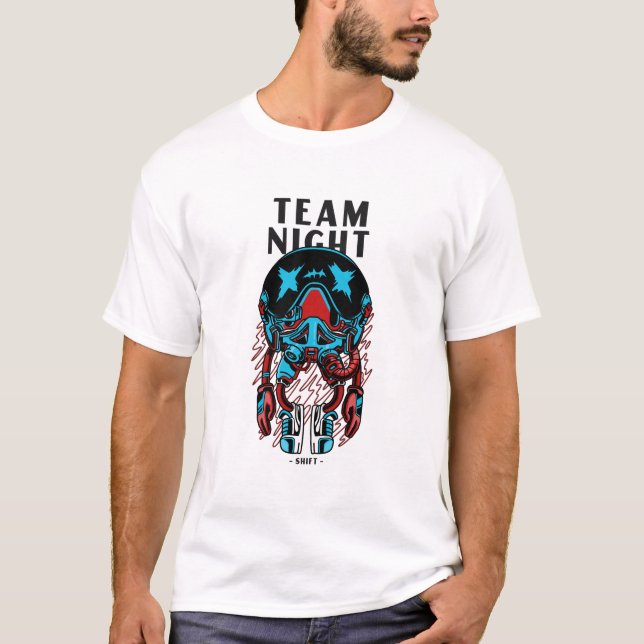 Camiseta Equipe do Turno da Noite (Frente)