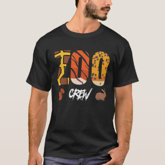Camiseta Equipe do Zoológico Grupo da Vida Selvagem do Zool