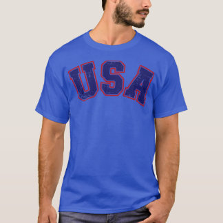 Camiseta Equipe dos EUA para a Independência Patriótica dia