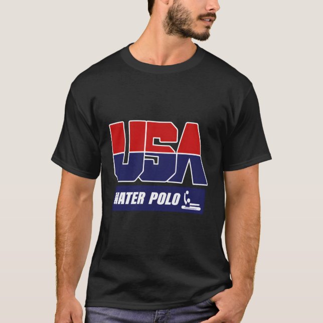 Camiseta Equipe dos Eua "Polo Aquático 2021" (Frente)