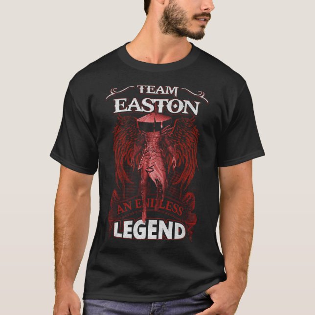 Camiseta Equipe EASTON - Uma LENDA Sem Fim (Frente)