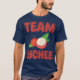 Camiseta Equipe Engraçada Lychee Outfit Fruta Tropical Love