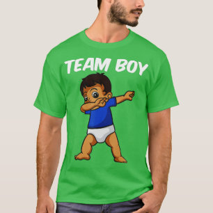 Camiseta Equipe Engraçada Menino Gênero Revelação Presente 