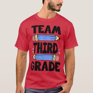 Camiseta Equipe Engraçado 3º De Volta À Professora 