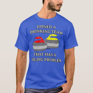 Camiseta EQUIPE Engraçado de BEBENDO que tem um PRO