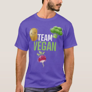 Camiseta Equipe Engraçado Vegan Vegetarian Broccoli