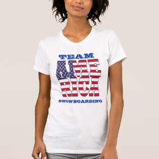 Camiseta Equipe esportiva americana de inverno