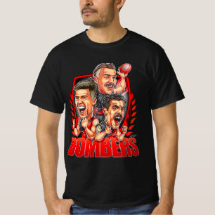 Camiseta Equipe Essendon Bombers design T-Shirt - AFL