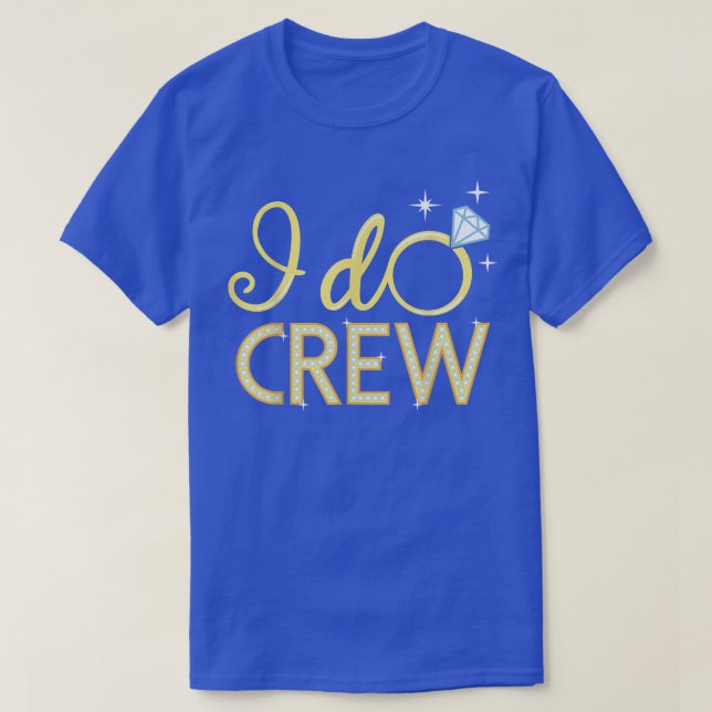 Camiseta Equipe Eu Caso Presentes para Noiva Festa de Solte (Frente do Design)