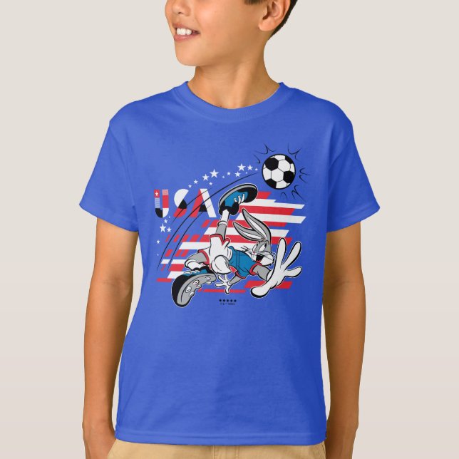 Camiseta Equipe EUA de Futebol Gráfico do BUGS BUNNY™ (Frente)