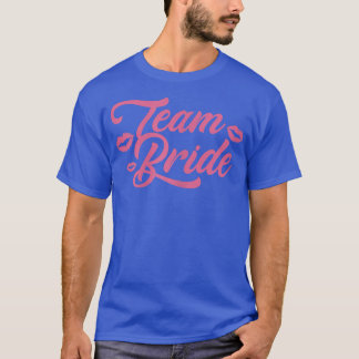Camiseta Equipe Feminina da Noiva Dia do Casamento Chá de N