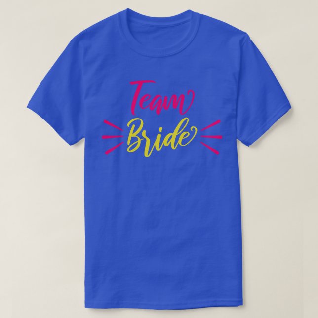 Camiseta Equipe Feminina da Noiva Divertida  (Frente do Design)