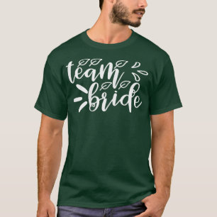 Camiseta Equipe Feminina Noiva Combinando Fofo Para Despedi