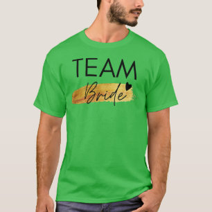Camiseta Equipe Feminina Noiva Design Festa de Casamento De