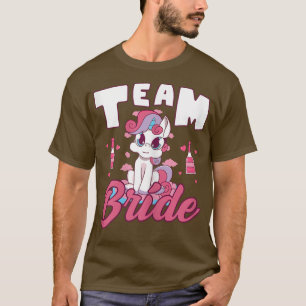 Camiseta Equipe feminina noiva unicórnio despedida de solte