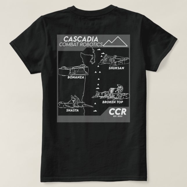 Camiseta Equipe Feminina Wireframe (Verso do Design)