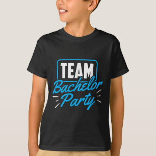 Camiseta Equipe Festa de Despedida de Solteiro Noiva Noivo