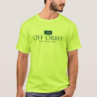 Camiseta Equipe fora do t-shirt da órbita