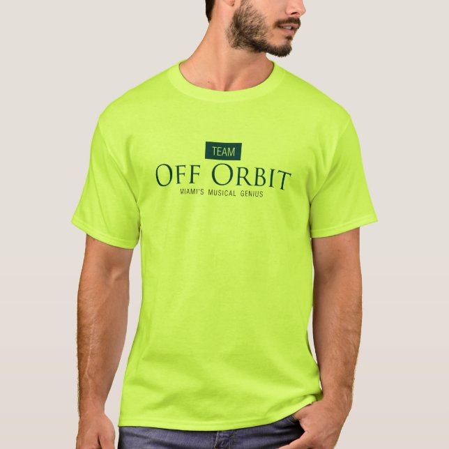 Camiseta Equipe fora do t-shirt da órbita (Frente)