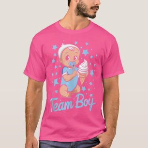 Camiseta Equipe Garoto Sexo Anuncie Festa de Revelação Ice