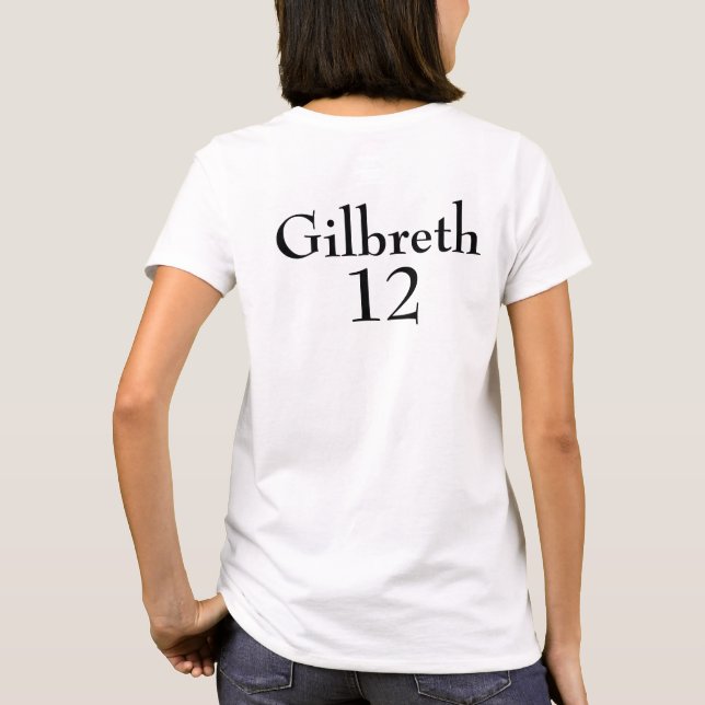 Camiseta Equipe Gilbreth (Verso)