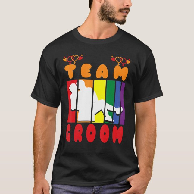 Camiseta Equipe Groom Mariband Tripulação igual amor de gên (Frente)
