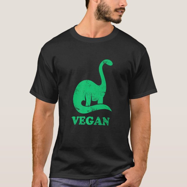 Camiseta Equipe Herbivore Vegan Brontossaurus Vegetal (Frente)