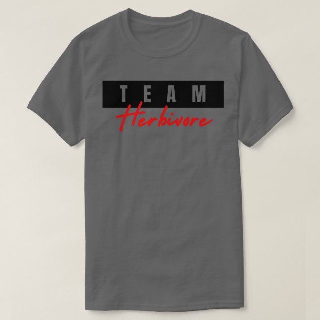 Camiseta Equipe Herbivore Vegetariana Vegan Herbivore, Vega (Frente do Design)